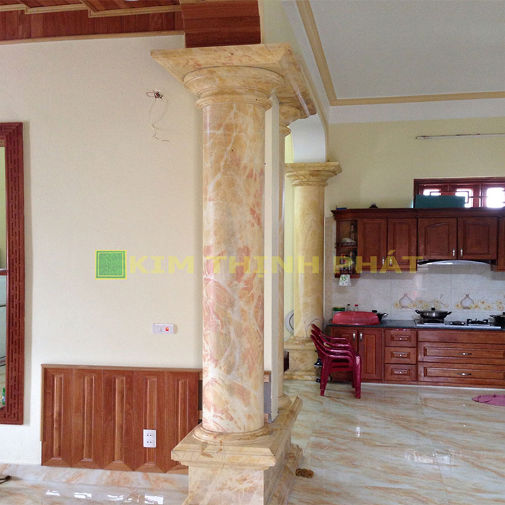 Cột tròn đá cẩm thạch