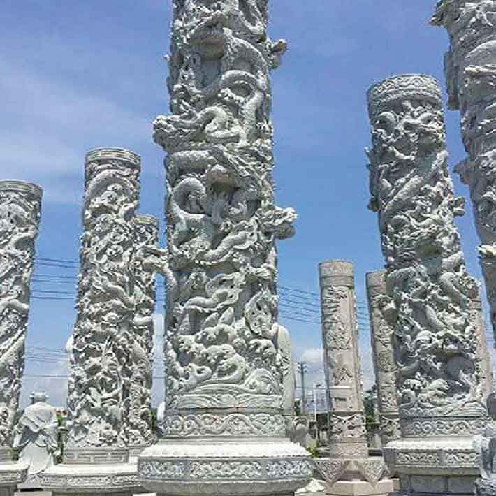 cột tròn đá cổ điển