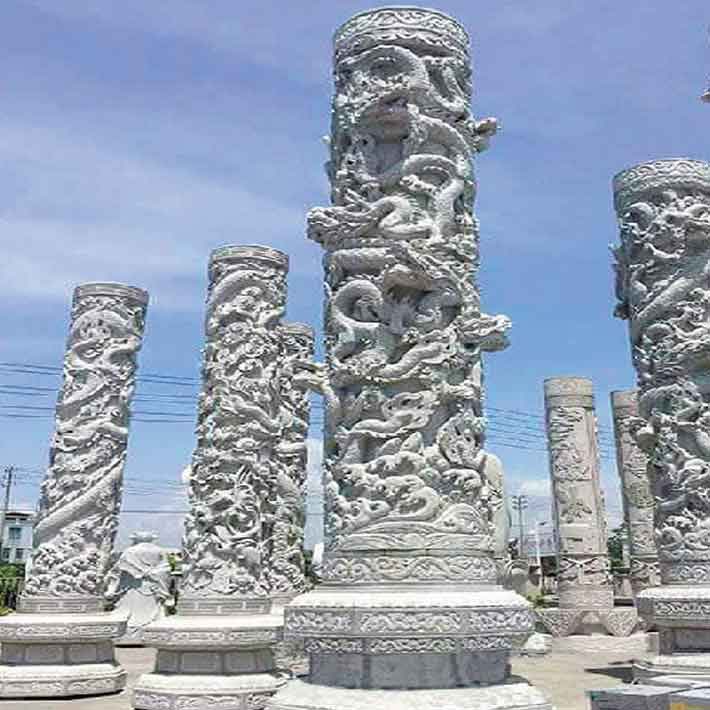 cột tròn đá cổ điển