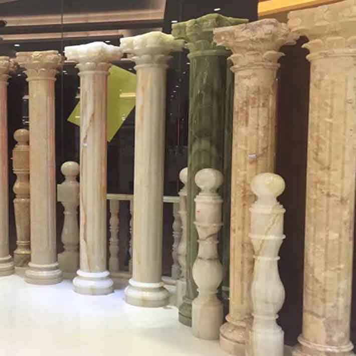 cột tròn đá cổ điển