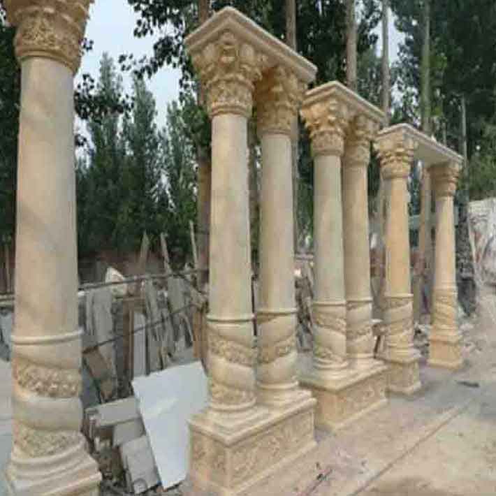 cột tròn đá cổ điển