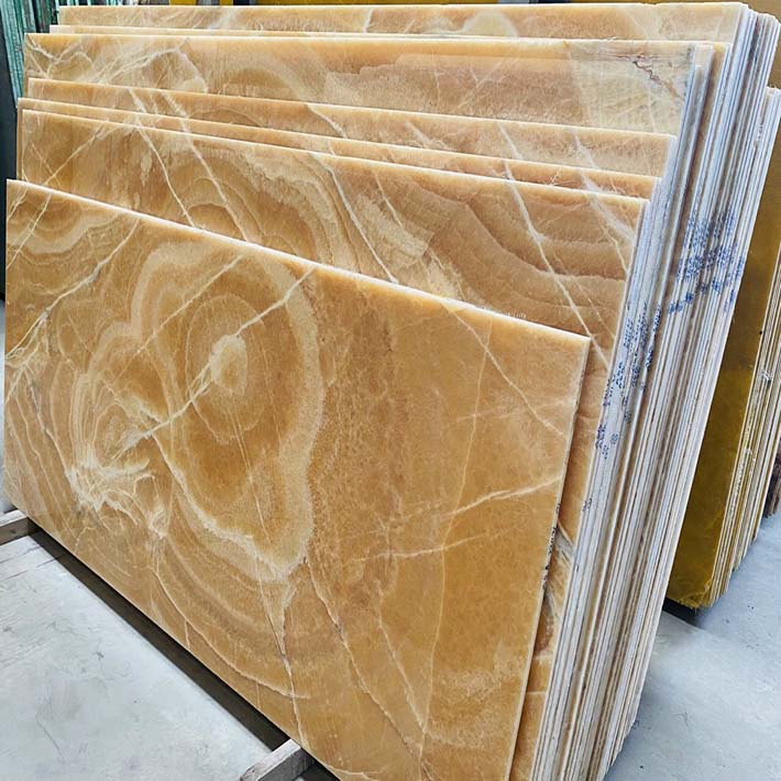 Đá hoa cương onyx vàng