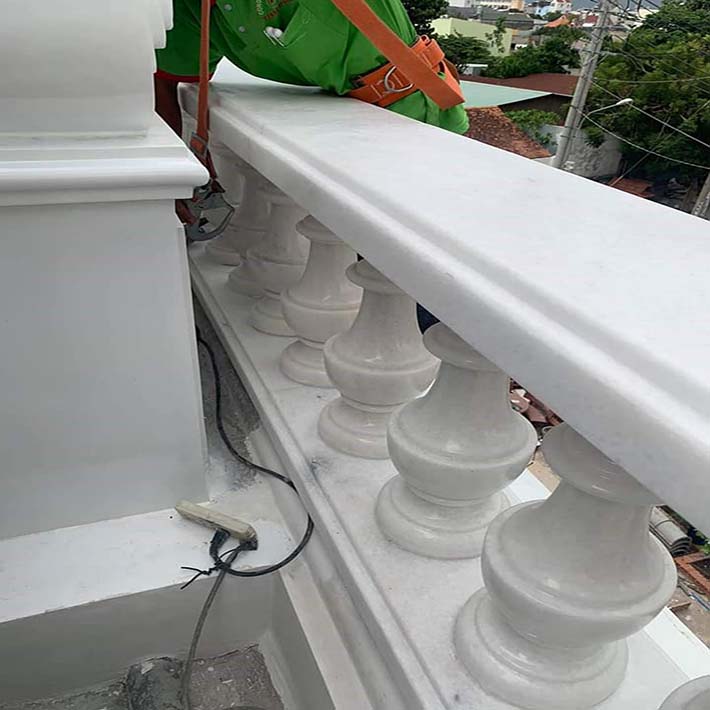 Mẫu đá hoa cương tự nhiên trắng