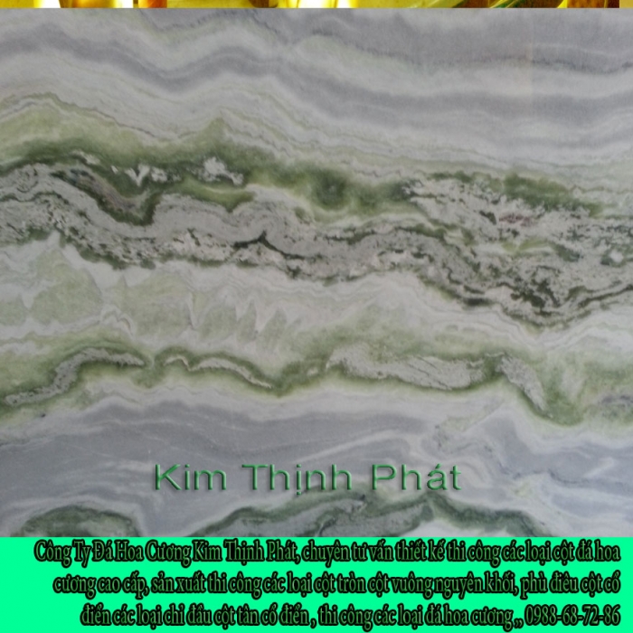 đá hoa cương trắng sơn thủy