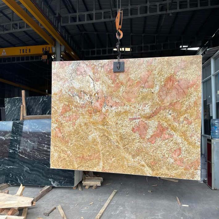 đá hoa cương tự nhiên màu vàng