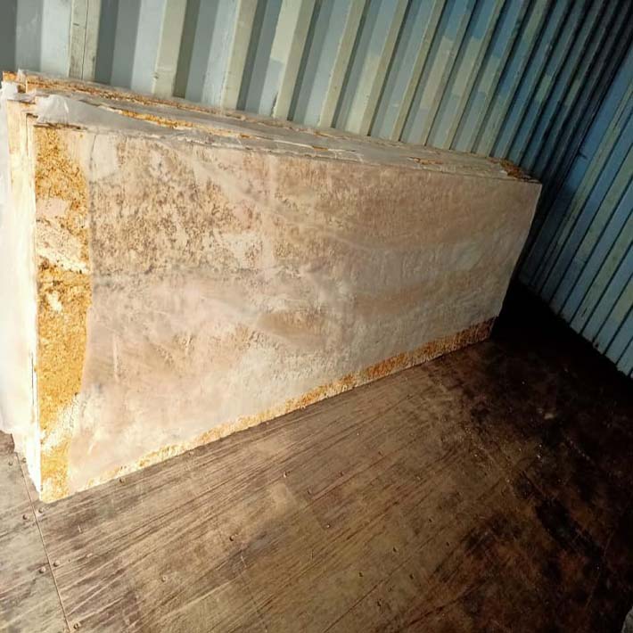 Mẫu đá hoa cương tự nhiên vàng