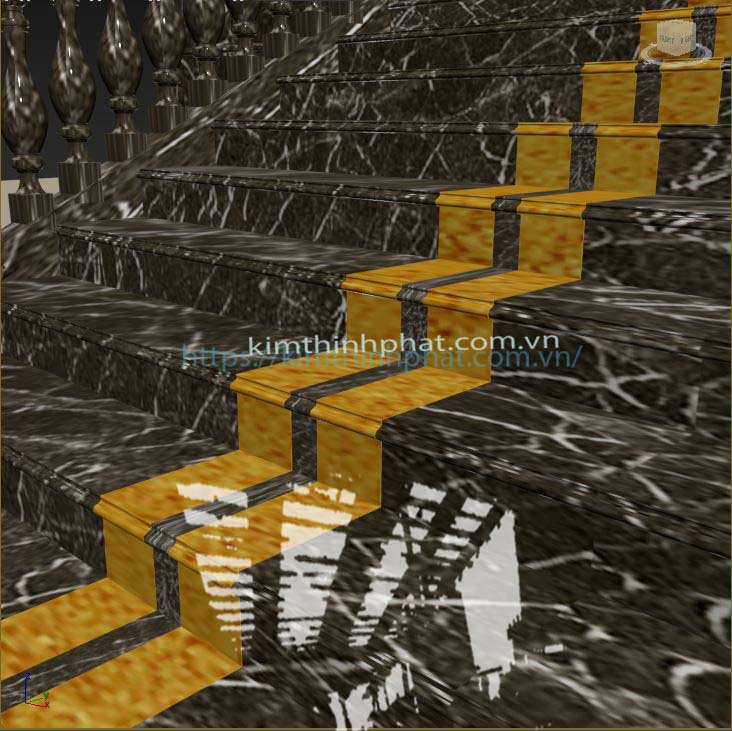 Đá hoa cương xám đen tia chớp Ý