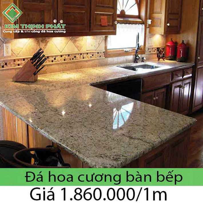 đá hoa cương mặt bếp