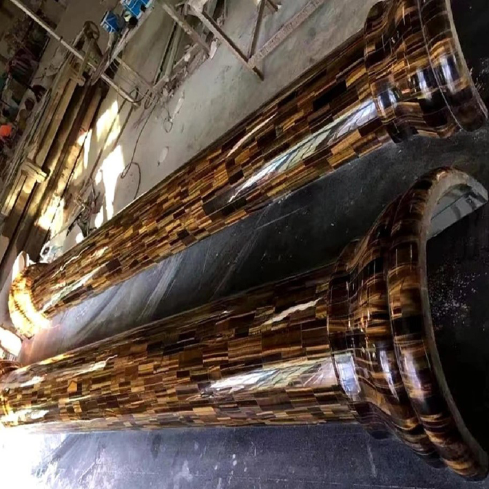 cột tròn đá hoa cương