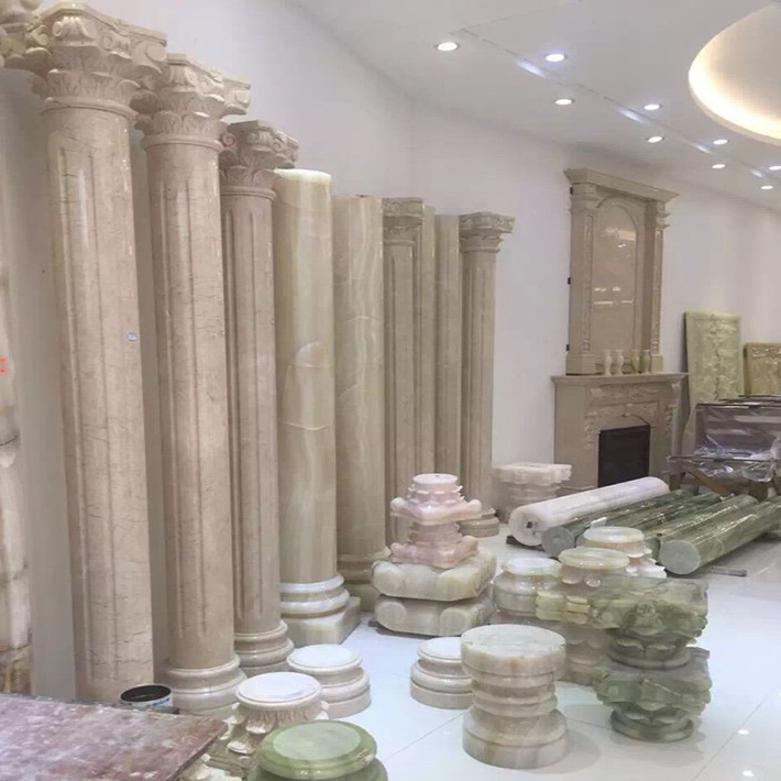 MẪU CỘT TRÒN ĐÁ MARBLE bảng giá kho đá hoa cương