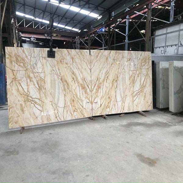 Mẫu đá hoa cương tự nhiên màu kem