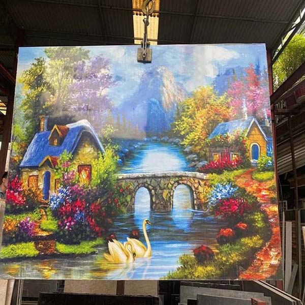 Mẫu đá hoa cương tự nhiên hồng