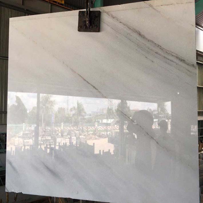 Đá hoa cương trắng vân xanh