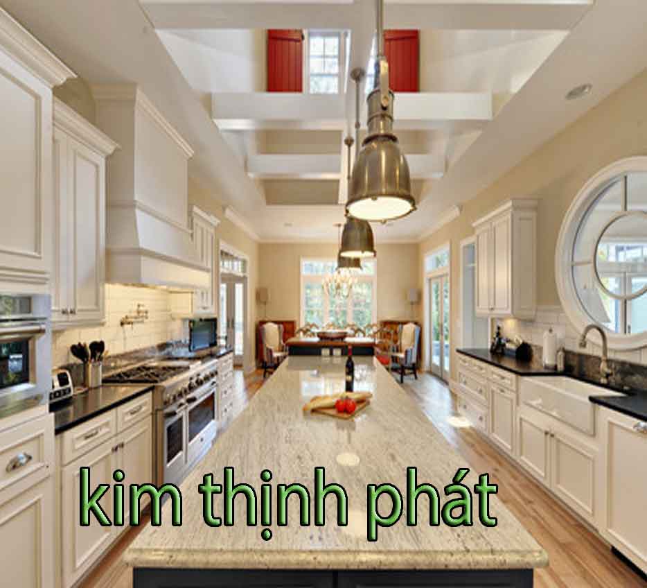 Thi công đá hoa cương bếp