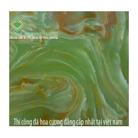 Đá nhân tạo xanh vân mây