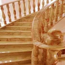Cầu thang đá nhân tạo đỏ kim sa báo giá đá tự nhiên