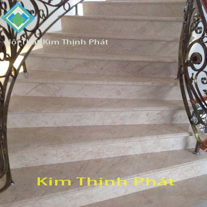 Cầu thang đá mặt nằm đá đen mặt dựng đá trắng báo giá đá tự nhiên
