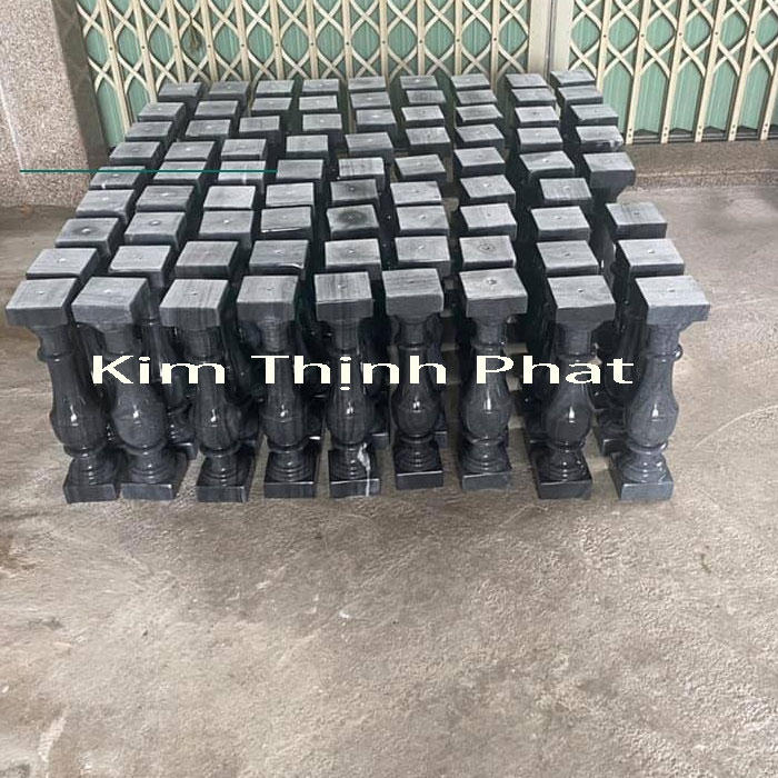 Mẫu đá hoa cương lan can màu đen
