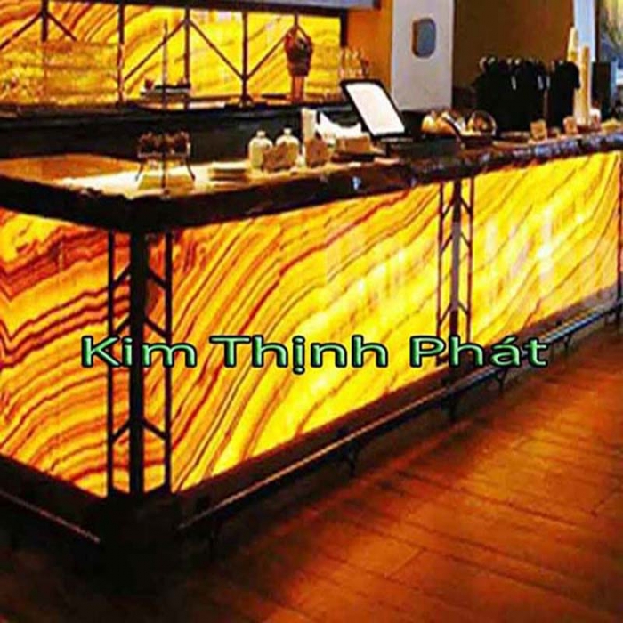 Mặt bàn đá hoa cương cam thạch xuyên sáng nhân tạo