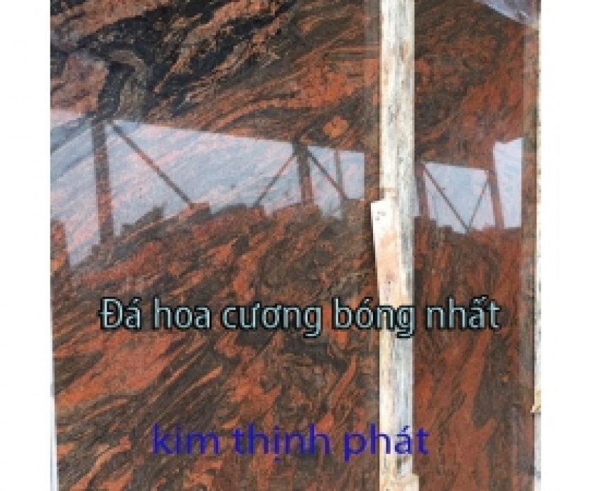 Mẫu đá hoa cương tự nhiên màu đỏ