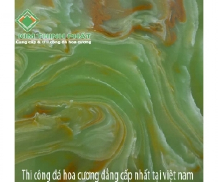Đá nhân tạo xanh vân mây