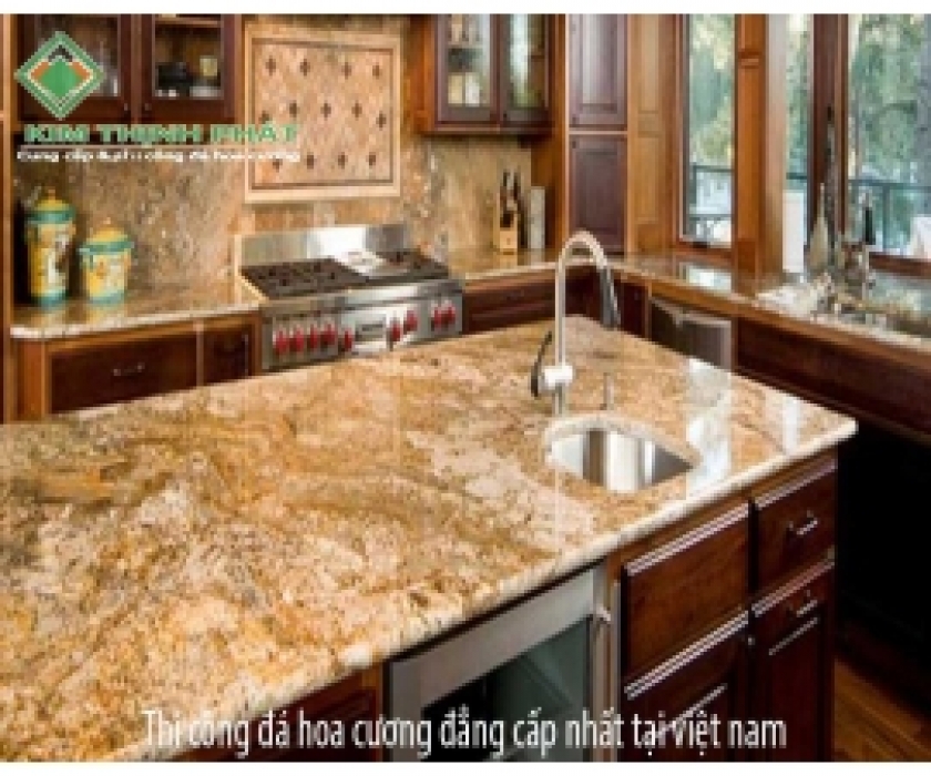 Báo giá 200 mẫu bếp đá hoa cương  granite marble