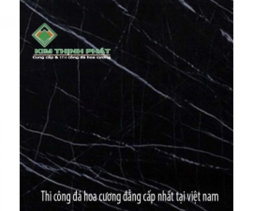 Đá hoa cương loại đá marble đen tia chớp