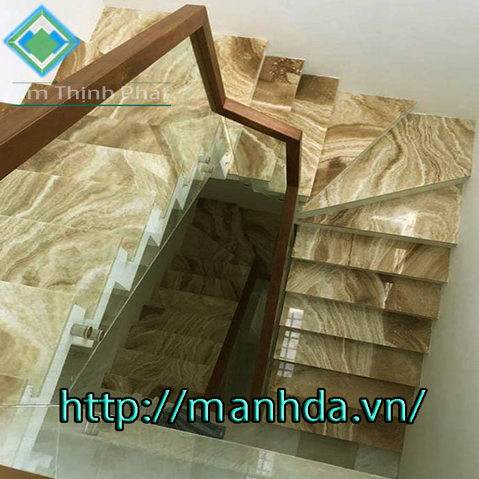 cầu thang đá biệt thự